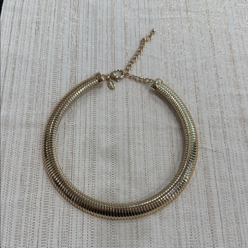 Chico’s Elegant Gold Choker Necklace